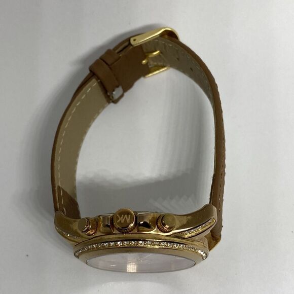 Michael Kors Blair MK5943 Women's Brown Leather Analog Dial Quartz Watch EY307 - Picture 8 of 12